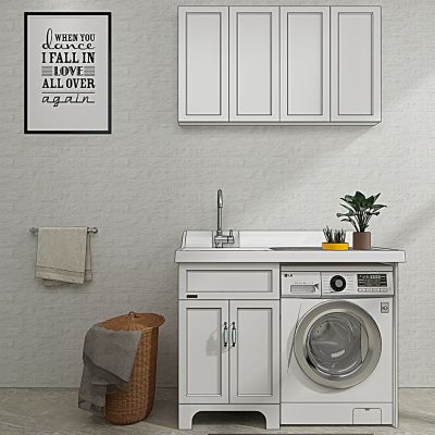 洗衣机编织收纳筐