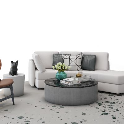 现代沙发茶几组合