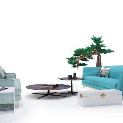 新中式沙发组合