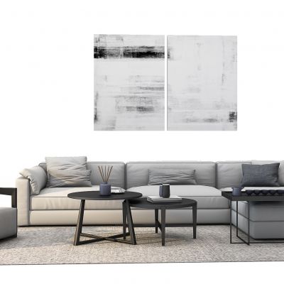 现代中式沙发茶几组合