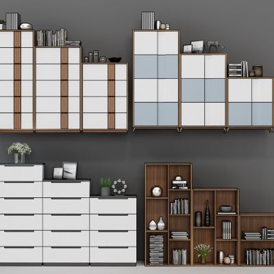 北欧装饰柜组合