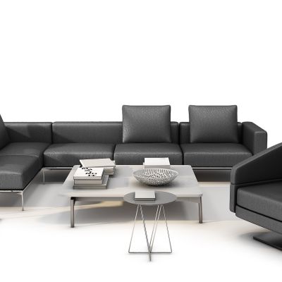 现代办公沙发组合