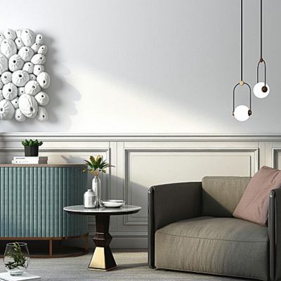 现代装饰柜组合国外