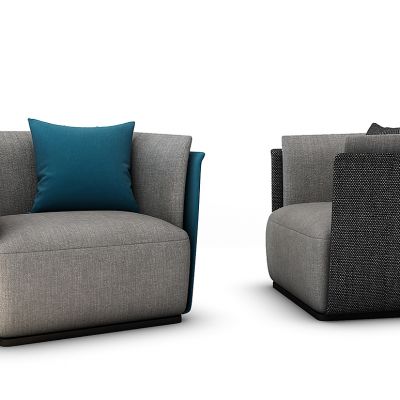 现代单人休闲沙发