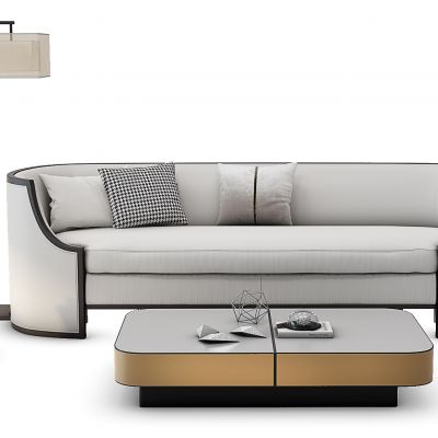现代沙发茶几组合