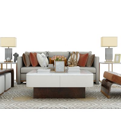 现代沙发组合