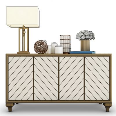 新中式装饰柜组合