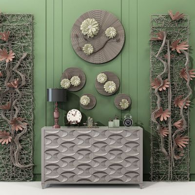 东南亚藤制编织饰品组合