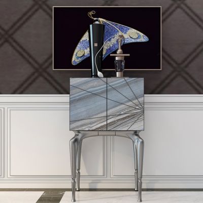 新古典简欧式酒柜边柜装饰柜