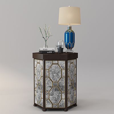 新中式边柜台灯