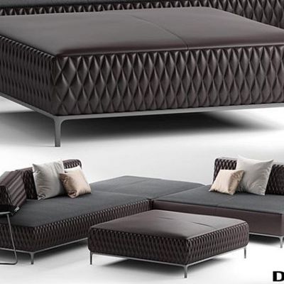 现代沙发组合国外