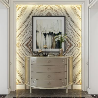 美式简欧玄关柜