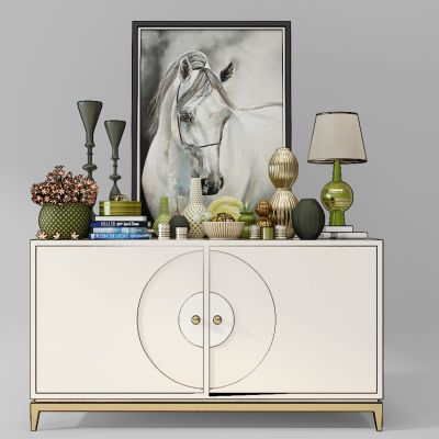 新中式装饰柜玄关柜