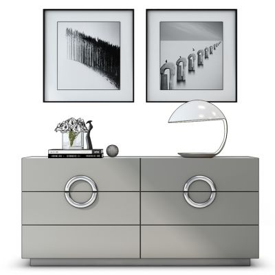 现代装饰柜组合