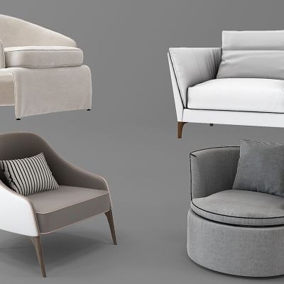 北欧休闲沙发休闲椅组合