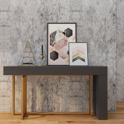 现代轻奢简欧新中式边柜玄关柜