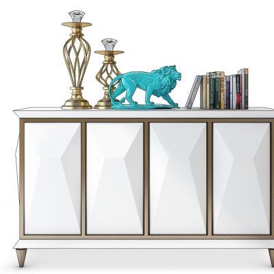 欧式边柜玄关柜组合