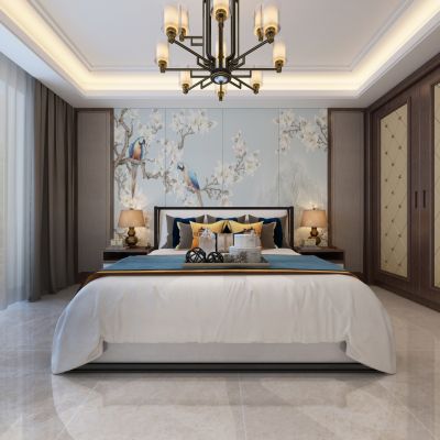 新中式卧室