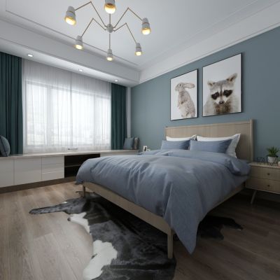 现代简约卧室