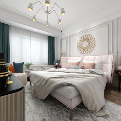 现代简约卧室