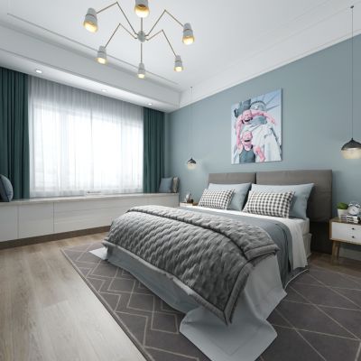 现代简约卧室