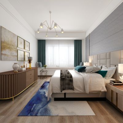 现代简约卧室