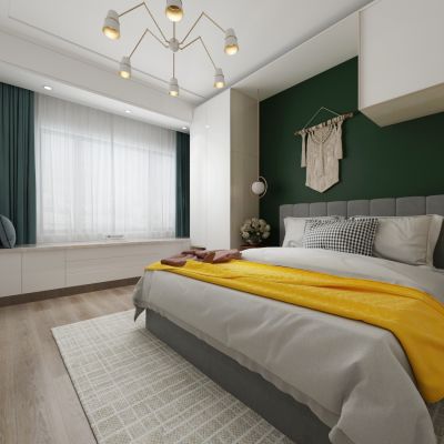 现代简约卧室
