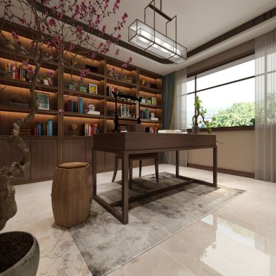 新中式书房