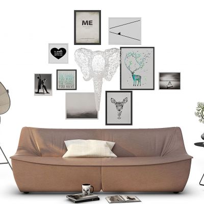 北欧沙发茶几边几组合