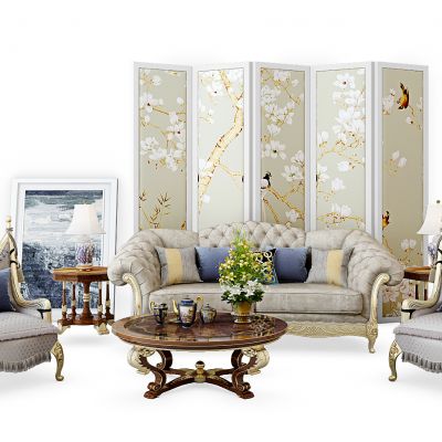 欧式沙发组合