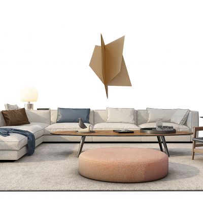 北欧沙发茶几组合