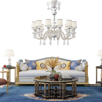 欧式沙发茶几组合