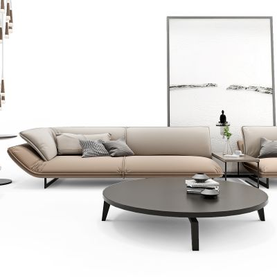 现代沙发茶几组合