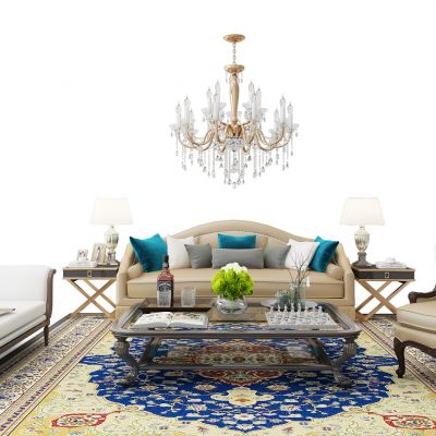 欧式沙发茶几组合