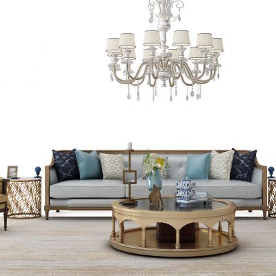 欧式沙发茶几组合