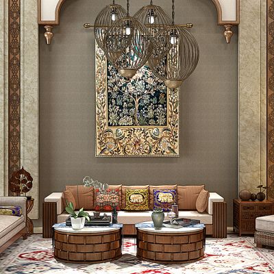 东南亚风格沙发组合