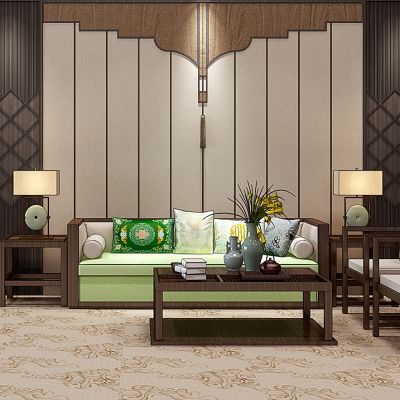 新中式沙发组合