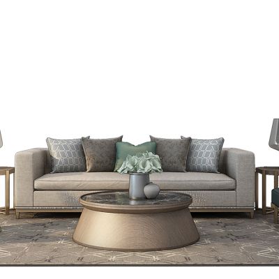 现代沙发茶几墩墩凳