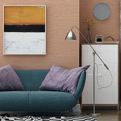 北欧沙发柜子落地灯