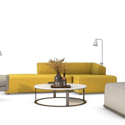 现代沙发茶几组合