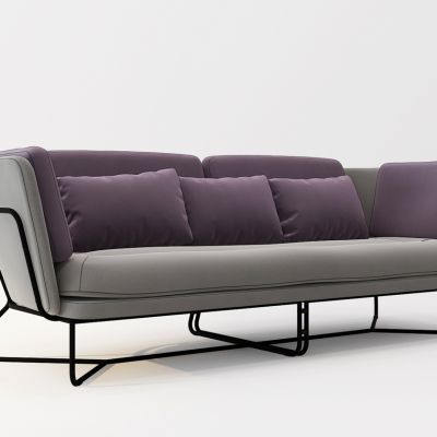 北欧现代布艺沙发