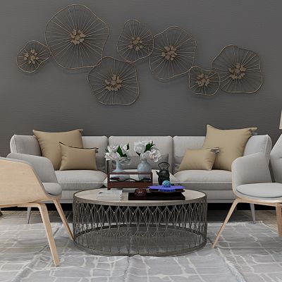 北欧沙发茶几组合组合