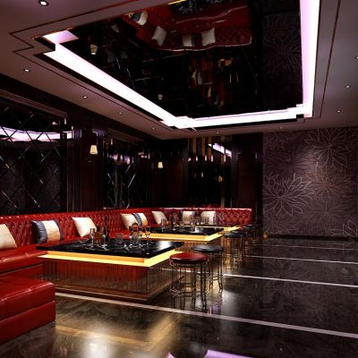 现代娱乐会所ktv包间
