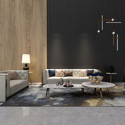 北欧欧式沙发茶几