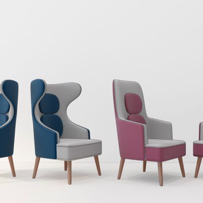 北欧简欧式单人沙发休闲椅