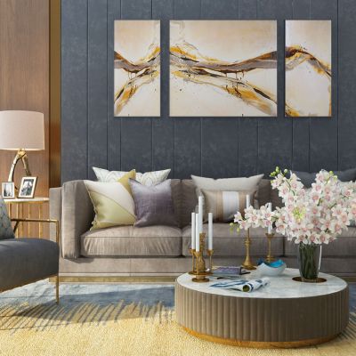 现代客厅沙发茶几椅子