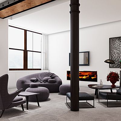 北欧现代休闲沙发椅子躺椅组合