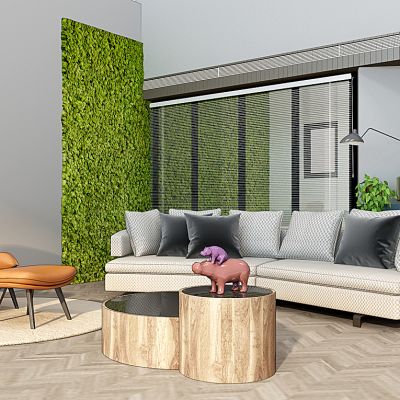 现代客厅沙发茶几休闲椅