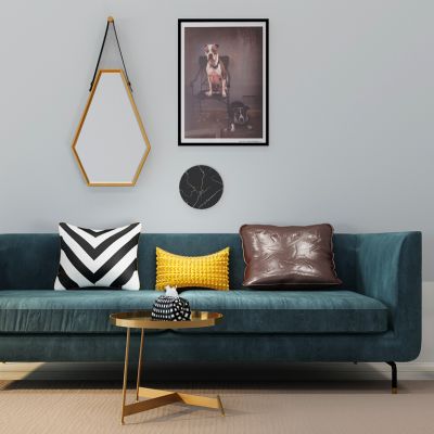 北欧现代沙发茶几组合