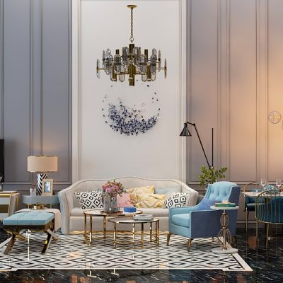 欧式沙发茶几电视柜餐桌椅